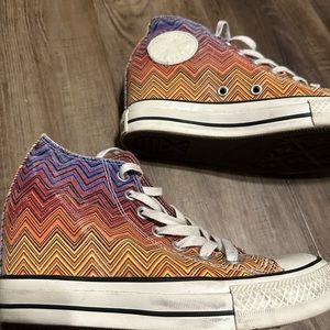 Converse Missoni Wedge Shoes Size 6.5
